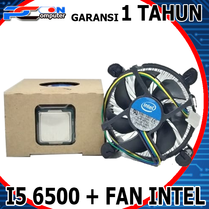 Prosesor Intel Core i5 6500 3.60 gHz LGA 1151 dan fan intel