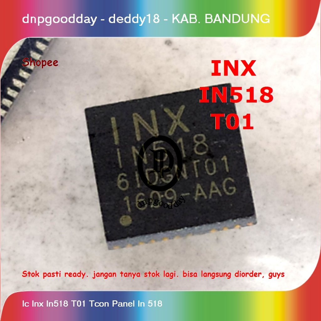 Ic Inx In518 T01 Tcon Panel In 518