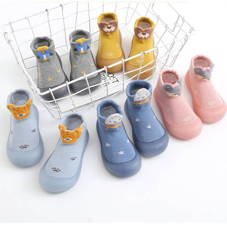 Prewalker Skidder Space Animal 21-23 Kaos Kaki Sepatu Belajar Anak CBKS