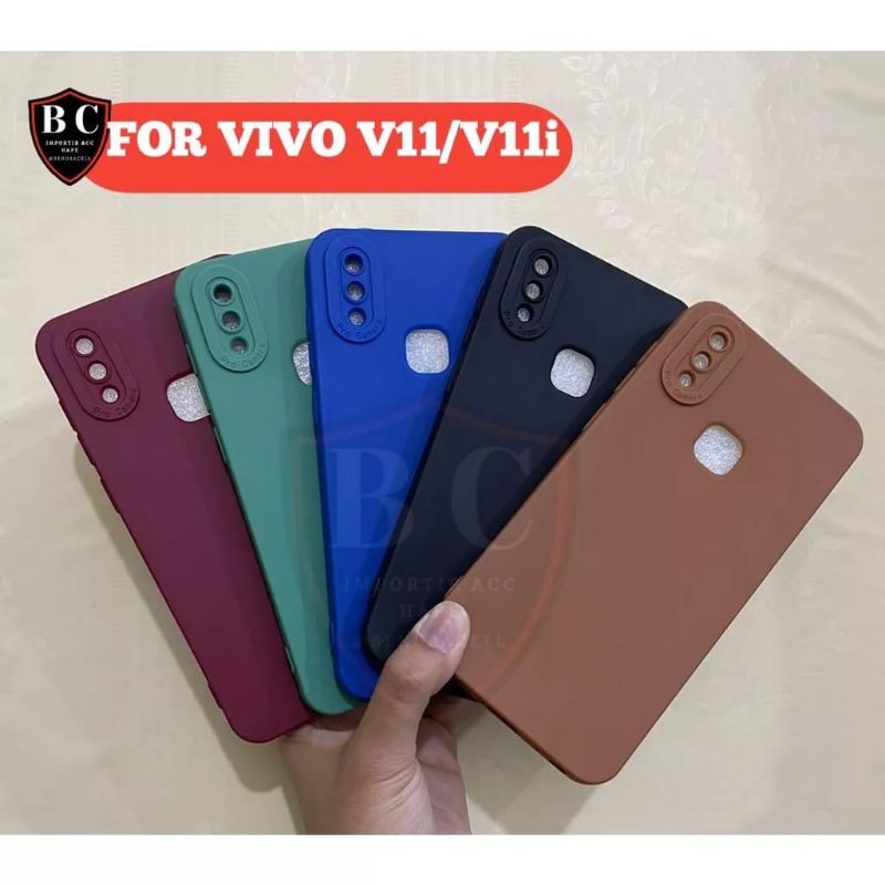 Softcase macaron Vivo V11 / V11i / V11 PRO Case Slicon pro camera