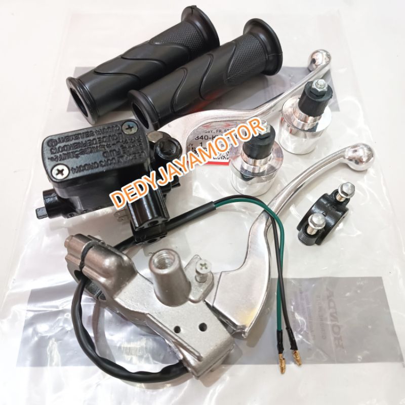 Master rem atas assy Scoopy karbu + silver sepaket Dudukan spion kiri + handle Kiri scoopy injeksi scoopy esp nom cbs