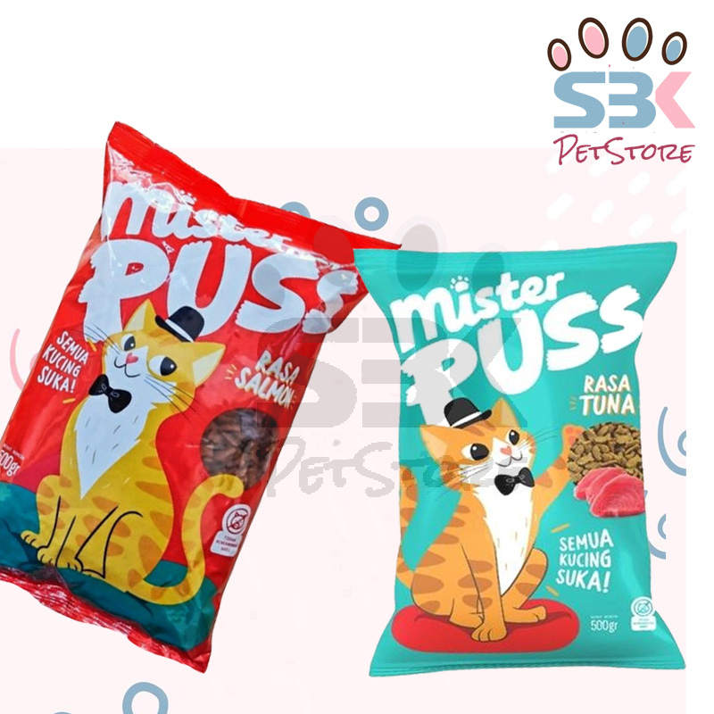 Mister Puss 500gr Makanan Kucing Kering Dry Food Mr Puss