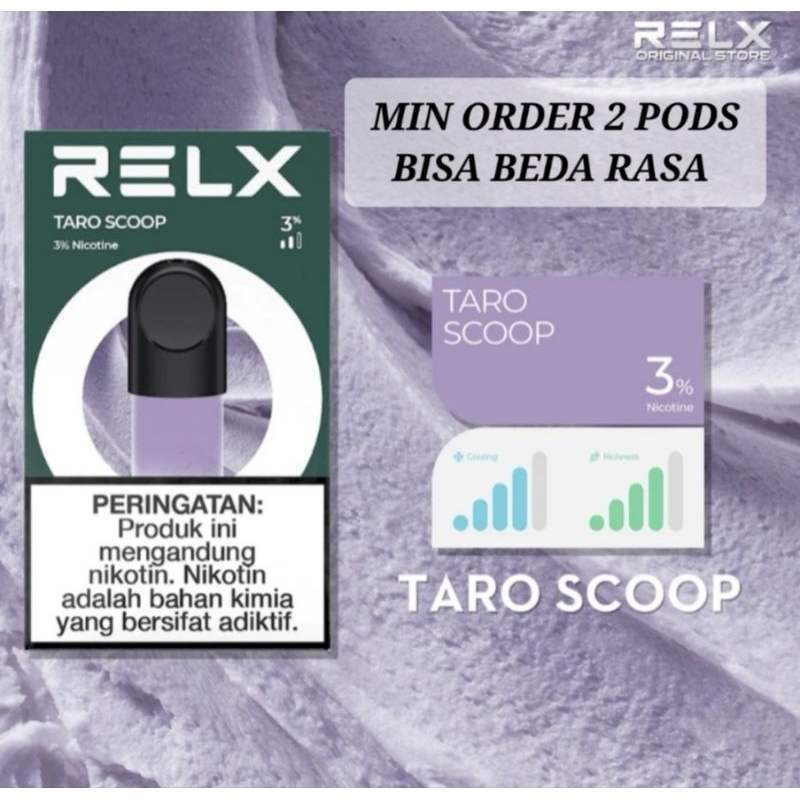 Relx Infinity Essential Pods Taro Scoop