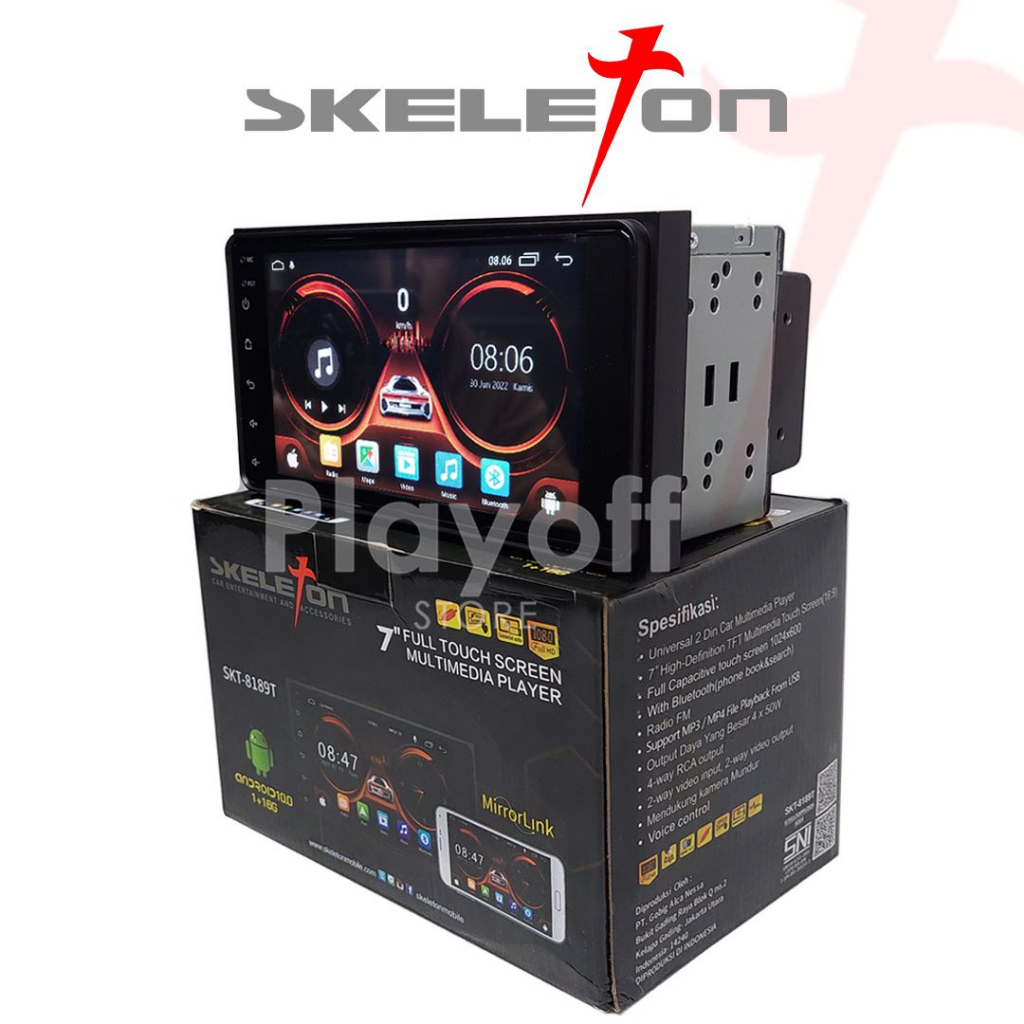 Voice Command Head Unit Android 7 Inch Skeleton (Plug and Play TOYOTA) MirrorLink Bluetooth GPS