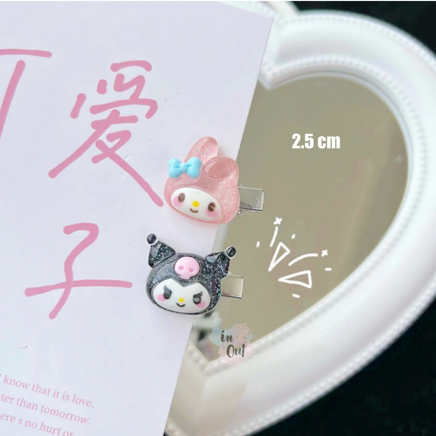Jepitan rambut Sanrio Cinnamoroll purin pochacco Melody  Kuromi Jepit rambut anak dewasa lucu / Pin Rambut Aksesoris Rambut ACC38