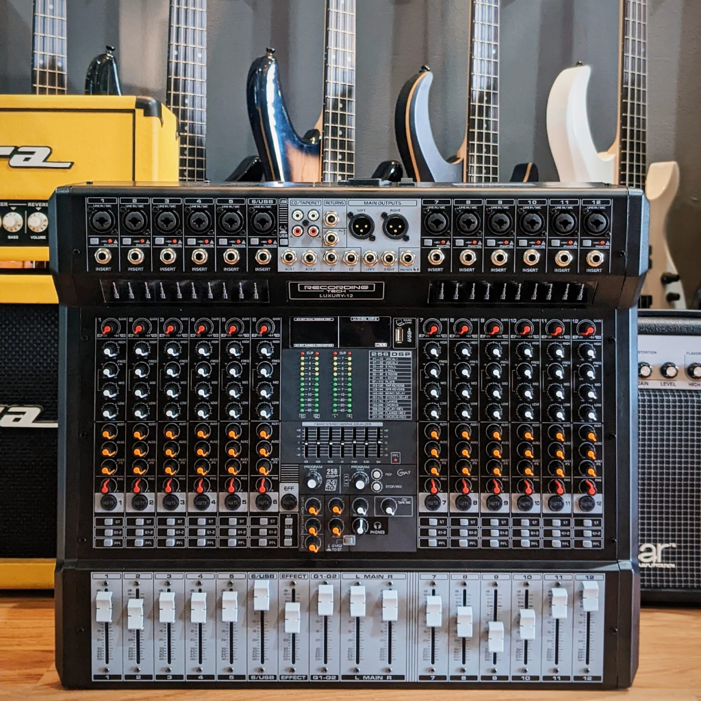 Recording Tech Luxury 12 MK2 Professional Channel Audio Mixer