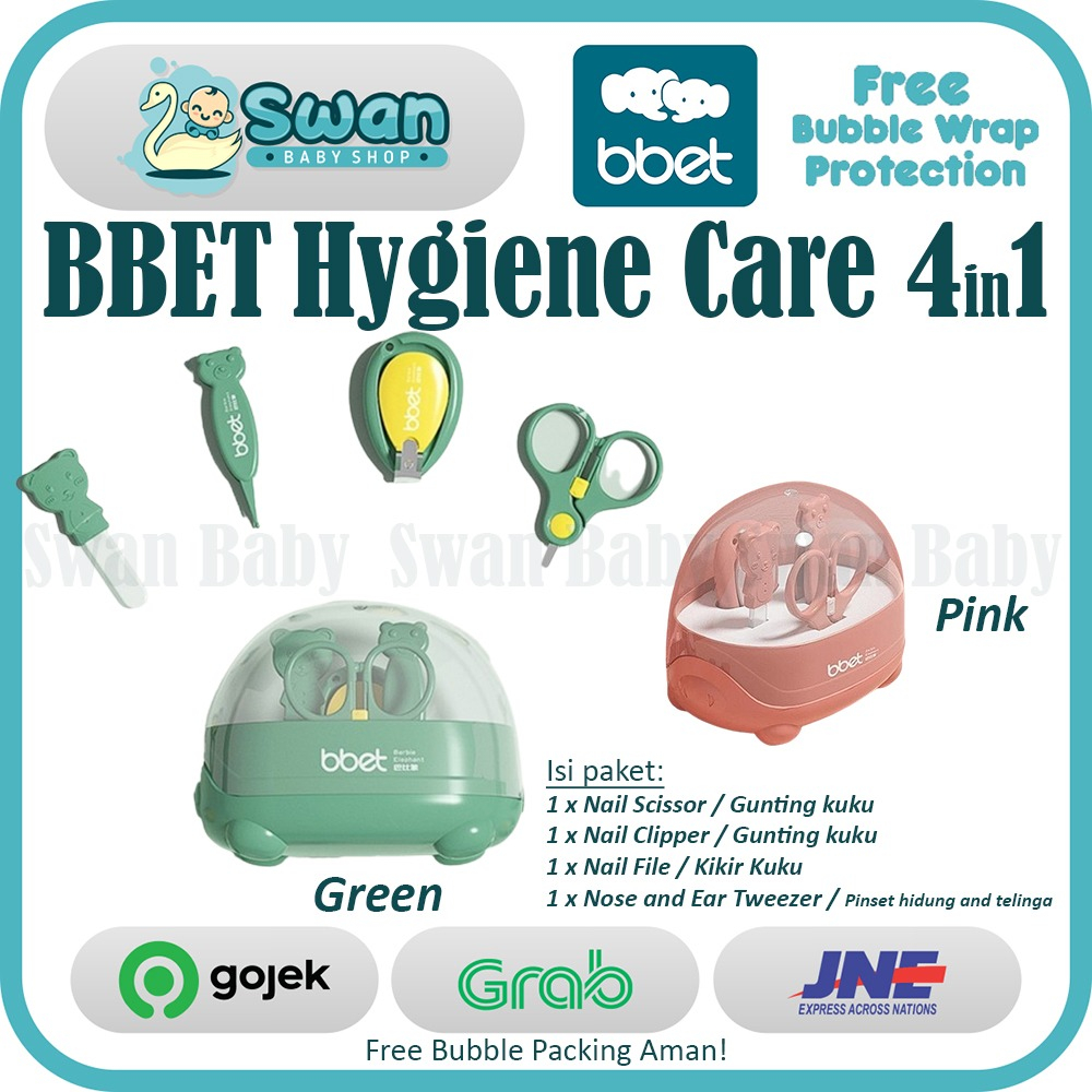 BBET Hygiene Care 4 Pcs / Gunting Kuku Bayi