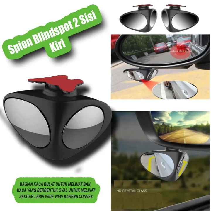 Spion blind Spot Blindspot Tambahan Mobil Universal Cermin 2 Sisi - Spion Mobil 2 Sisi Penglihatan Blind Spot - Kaca Spion Mobil Blindspot 2 Sisi