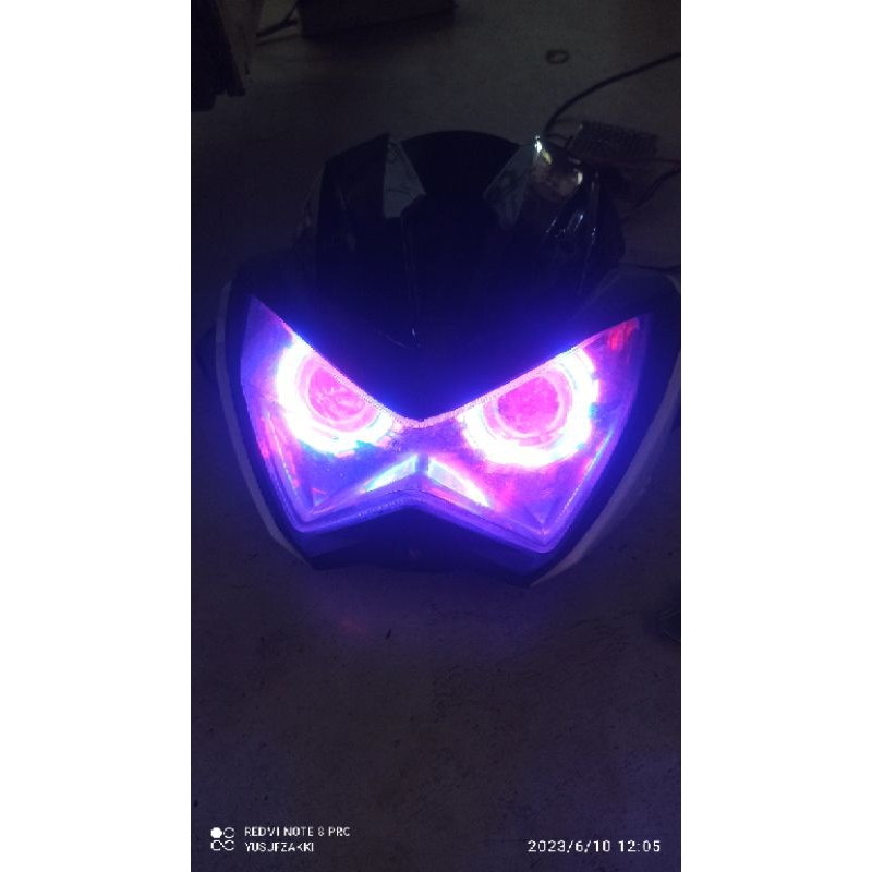 headlamp z250 (bekas) bukan ori