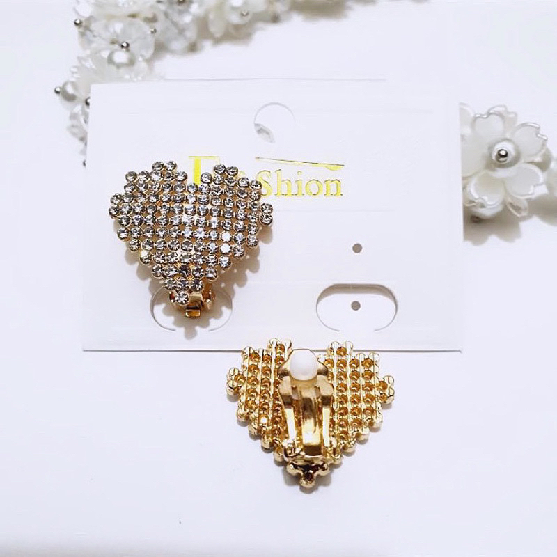 Anting Jepit Hijab / Anting Klip On Tanpa Tindik / Anting Tanpa Tindik / Anting Fashion / Anting Fashion Korea / Anting Cantik