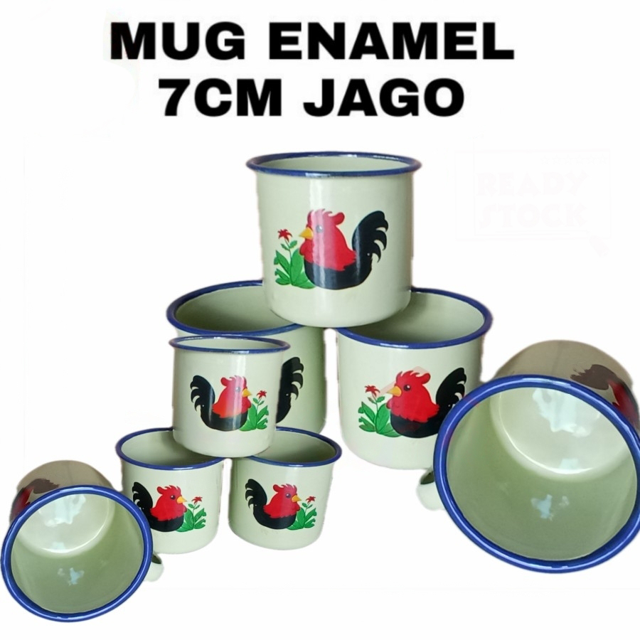 Mug Enamel Jago 7cm