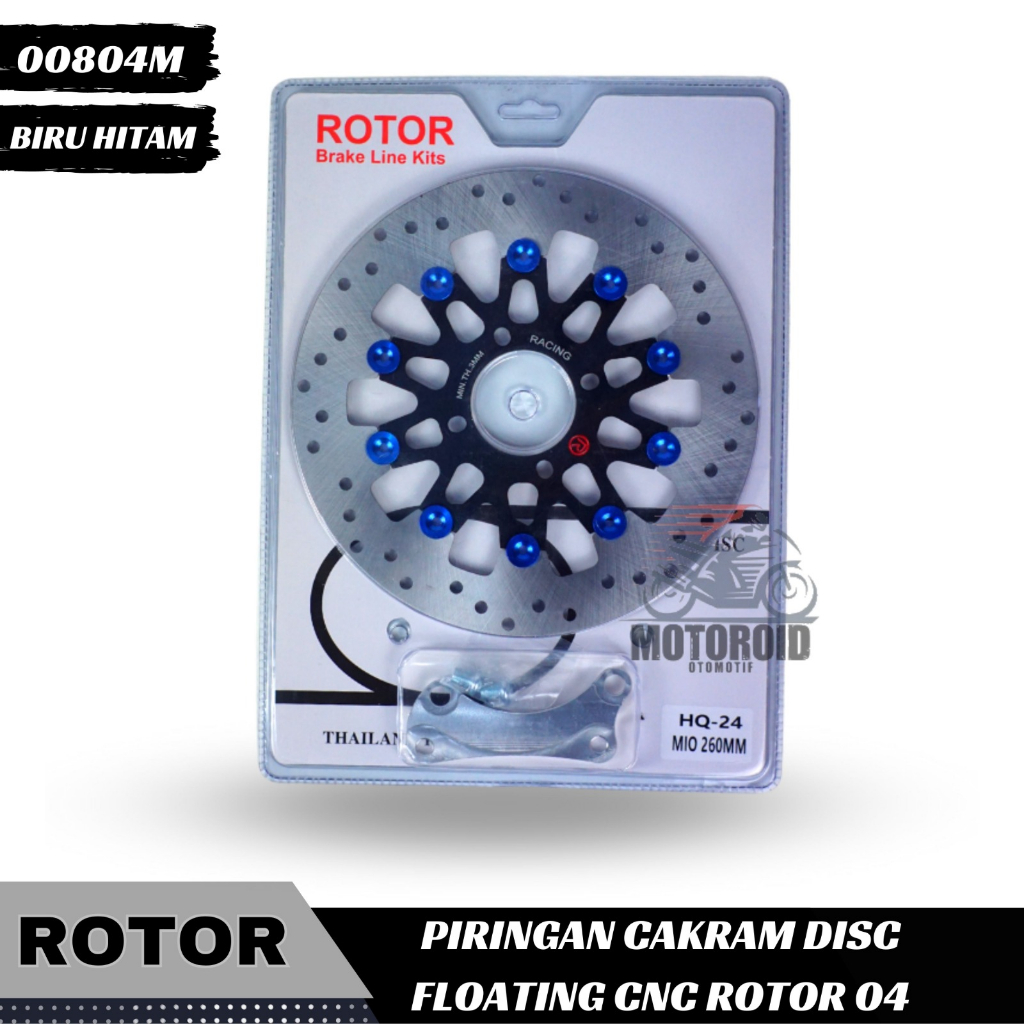 Piringan Rotor Floating Full Cnc New 04 Mio Black