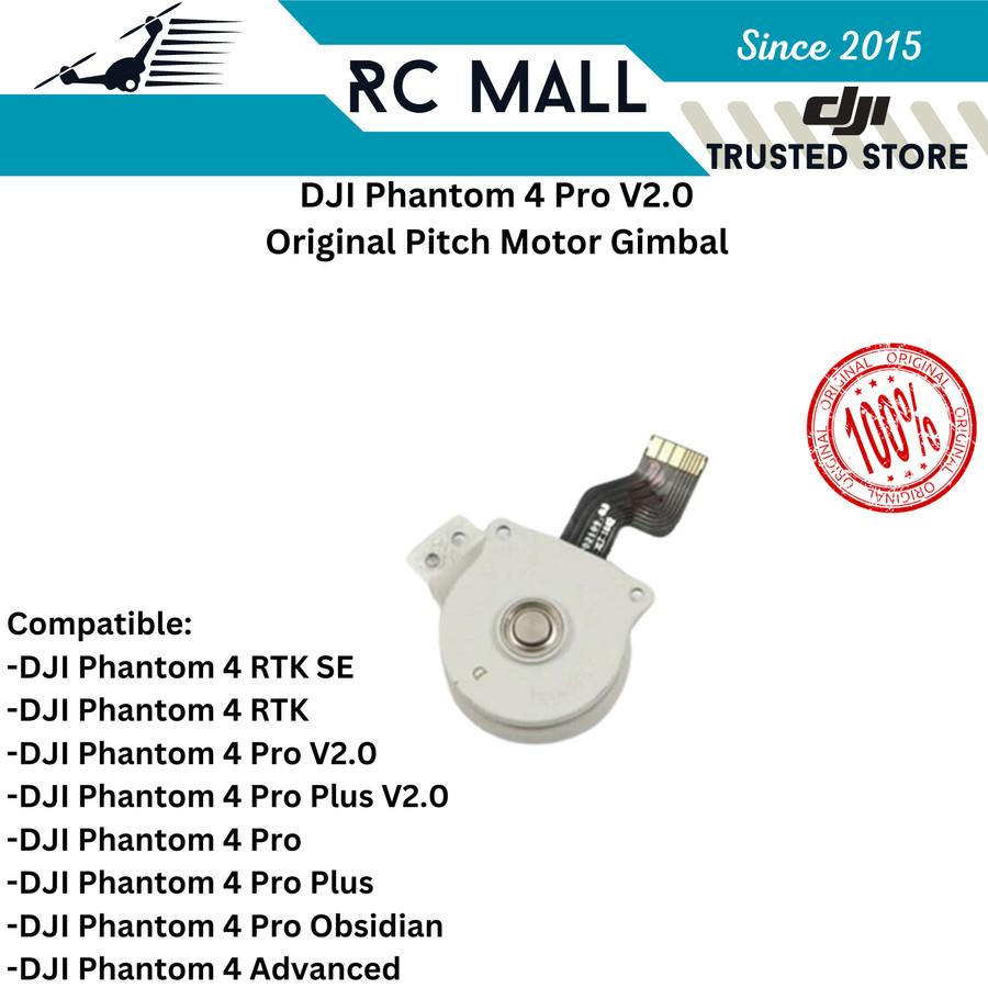 Pitch Motor DJI Phantom 4 Pro V2.0 DJI Phantom 4 RTK DJI Phantom 4 Pro Plus Advanced Obsidian Gimbal