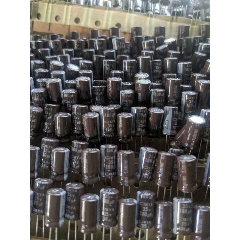 Elko 100uf 35v Elco 100uf 35v Original Kualitas Bagus Rentengan Renceng