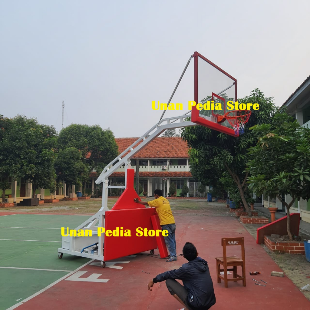 Ring/Tiang Basket Portabel Dewasa Tidak Dapat Dilipat