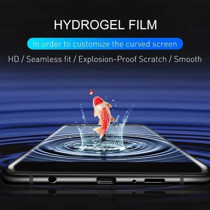 SAMSUNG XCOVER 5 ANTI GORES HYDROGEL CLEAR SCREEN GUARD PROTECTOR PLASTIK JELLY LENTUR DEPAN BELAKANG ANTI GORES X COVER 5 BENING