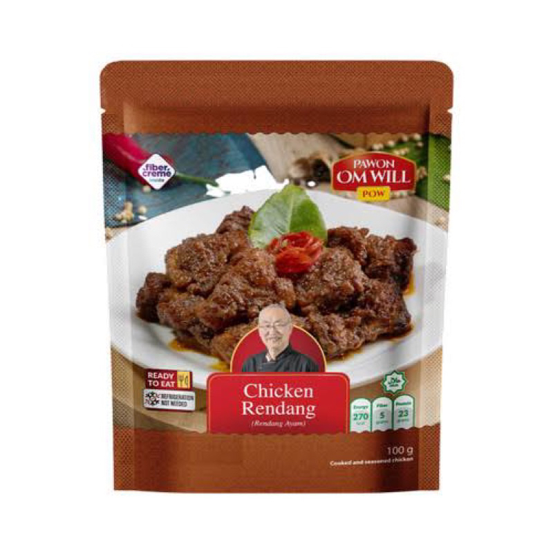 

rendang ayam siap saji tanpa santan