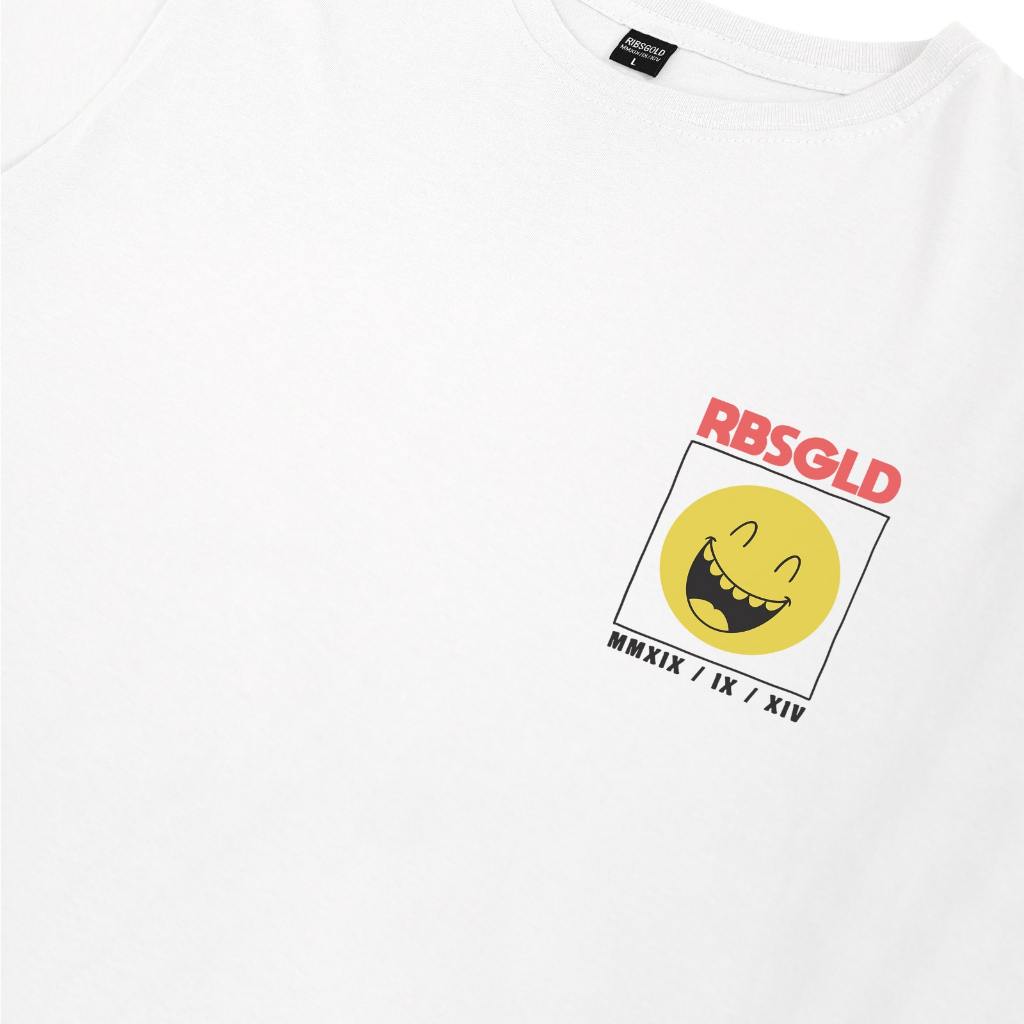 Ribsgold Kaos Distro Pria T Shirt Missing Tshirt T-shirt Lengan Pendek Katun Putih