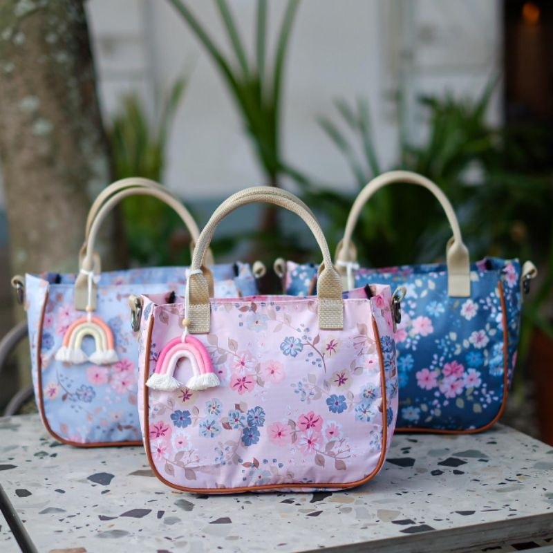 ZIRA FLORAL BAG BY VANILLAHOUSE | SLING BAG VINTAGE CANTIK