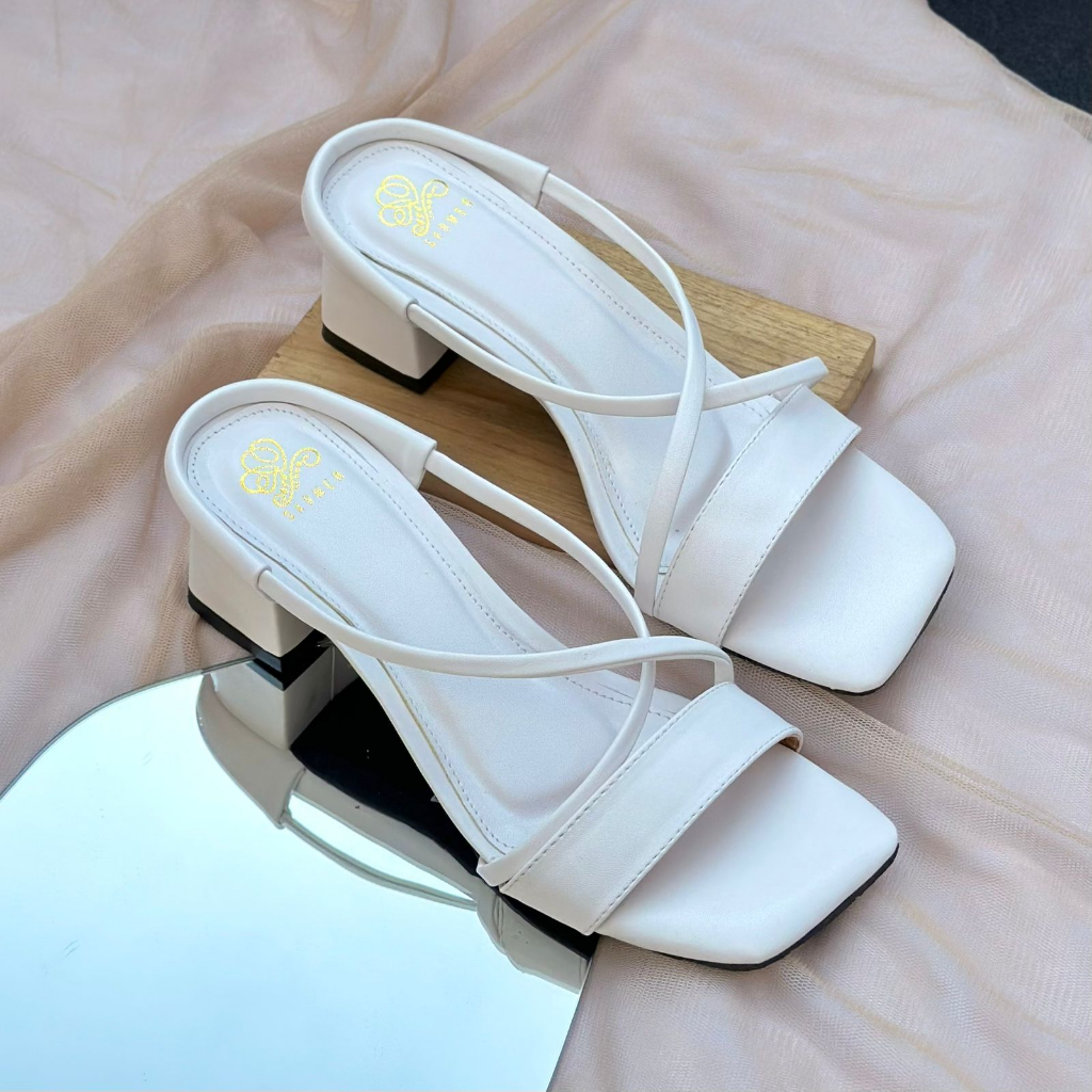 SARMER - REYANA HEELS WHITE