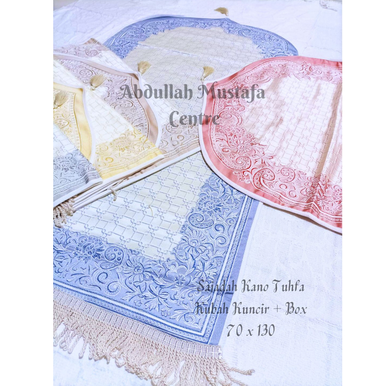 SAJADAH KANO TUHFA KUBAH KUNCIR 70 X 130 + BOX