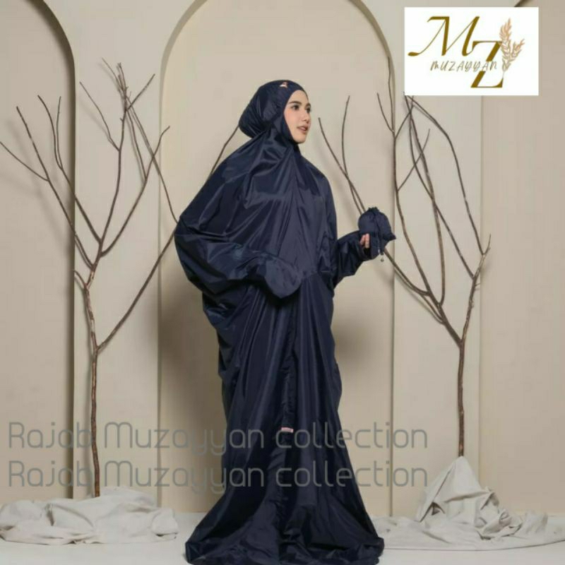 (free sajadah) Mukena terusan mini  travel Rajab Muzayyan mukena