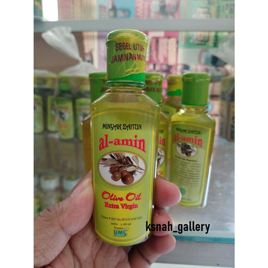 

Zaitun extra virgin 60ml al amin