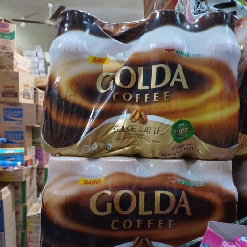 GOLDA 1 PAK Isi 12 Botol Kopi Instan