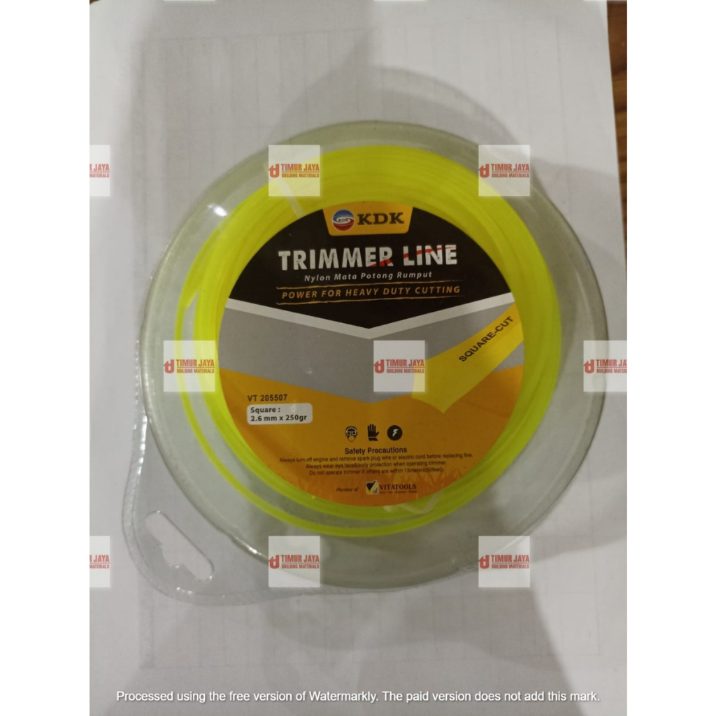 KDK Senar 50 M KOTAK Mesin Potong Rumput 2.4 mm Grass Trimmer Line