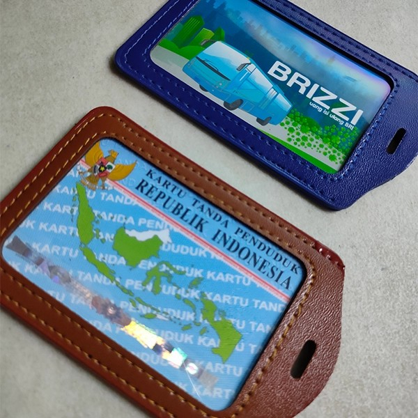 1pcs Tempat ID Card Bahan Kulit ACK - Card Holder / Name Tag Tebal