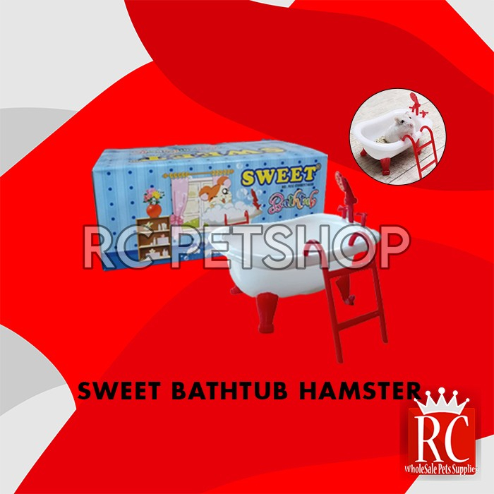 Tempat Bermain Mandi Hamster Sweet Bathtub Pet Toys