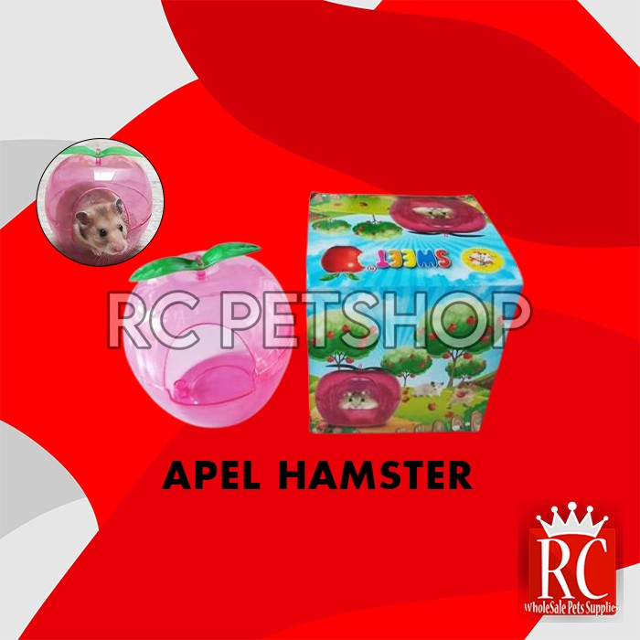 Rumah Tempat Mandi Hamster Apel