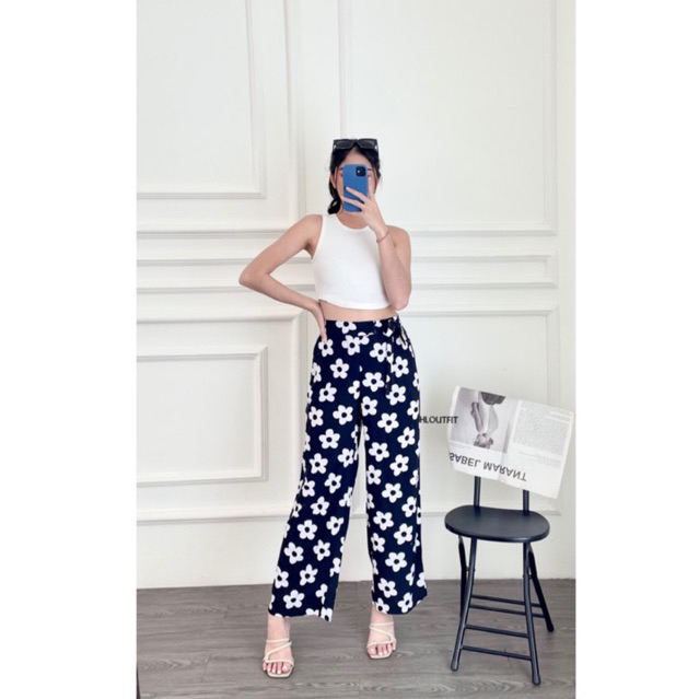 HL BLOSSOM HIGHWAIST KULOT (REALPICT)