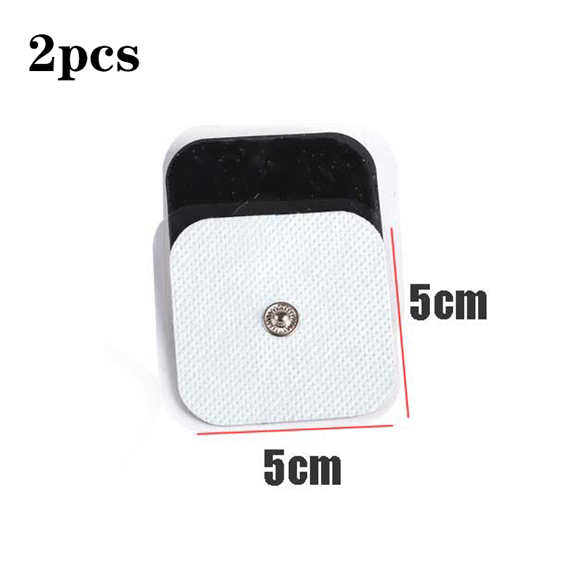 2pcs/set Pad Tens Kancing Pad Electroda EMS Electrode Pads EM 5x5cm