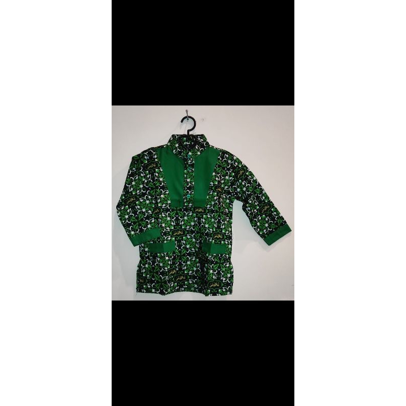 Baju batik tilawati anak laki laki
