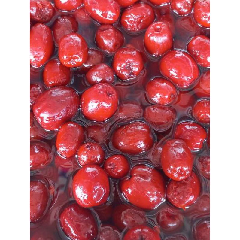 

Manisan Cherry Kandis Air Inti Rasa 500gram
