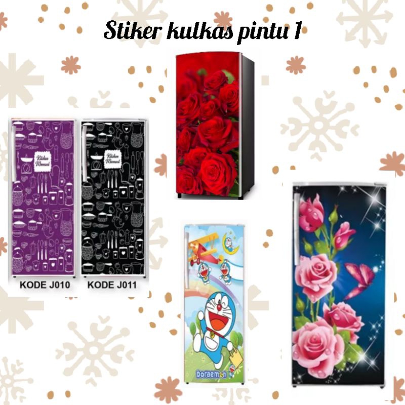 stiker kulkas pintu 1