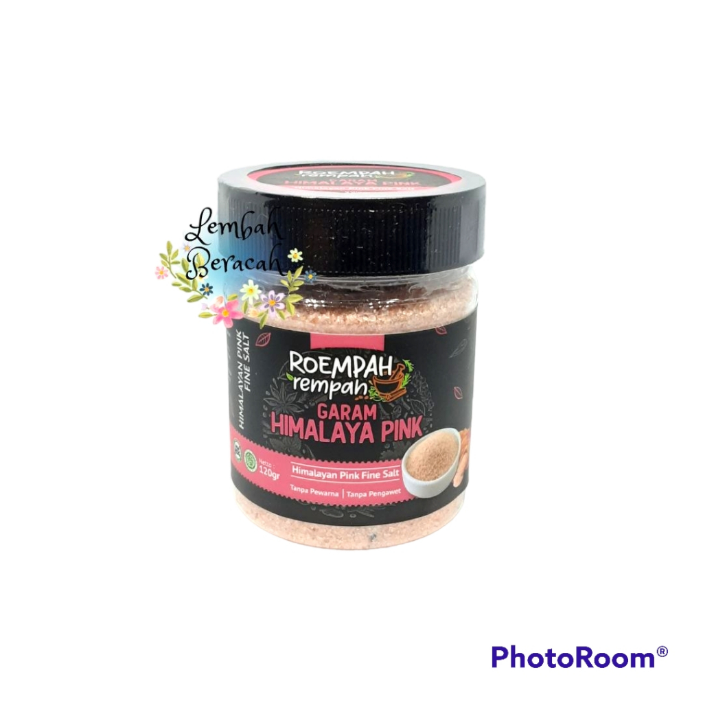 

ROEMPAH REMPAH Garam Himalaya Pink / Himalayan Pink Fine Sea Salt 120gr