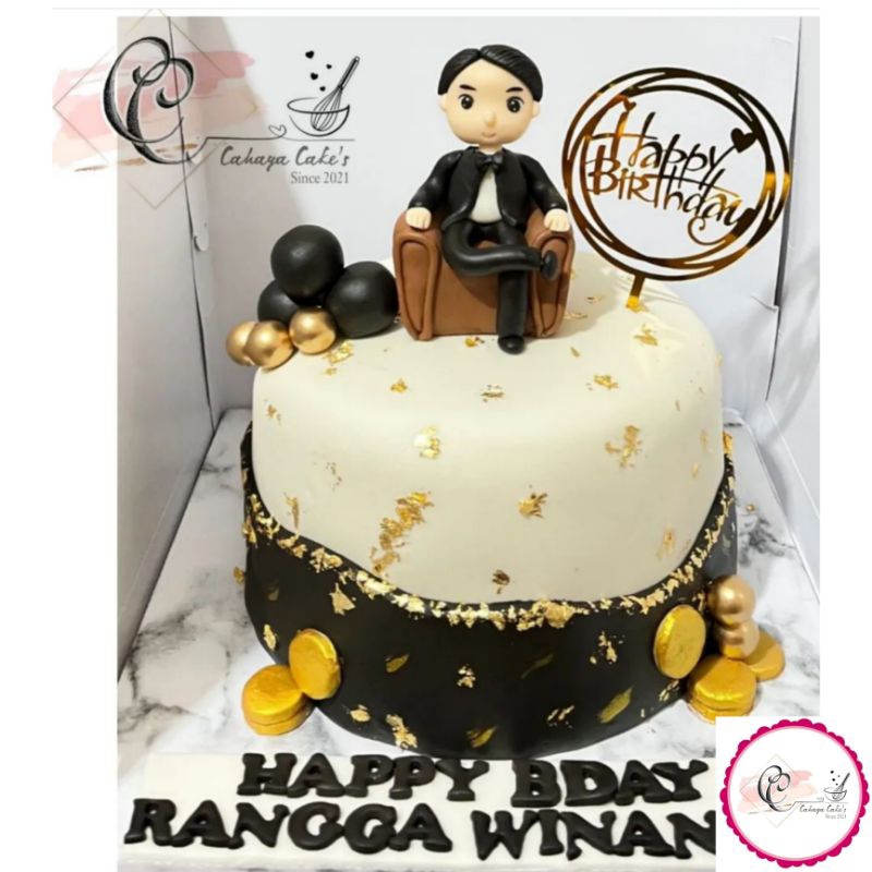 

Big Boss Birthday Cake / Kue Ulang Tahun Suami / Kue Ultah Untuk Bos / Man Cake