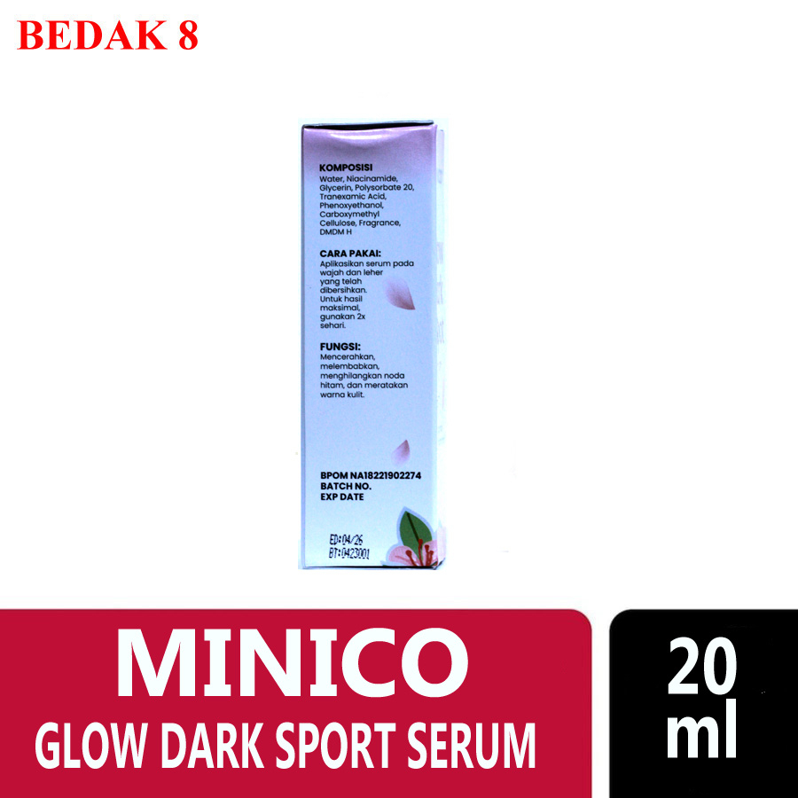 Minico Glow Dark Sport Serum 20 ml