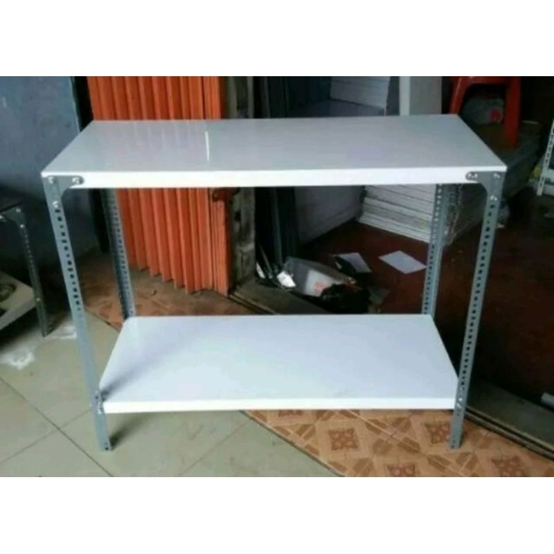 RAK BESI 2 SUSUN MEJA KOMPOR BESI