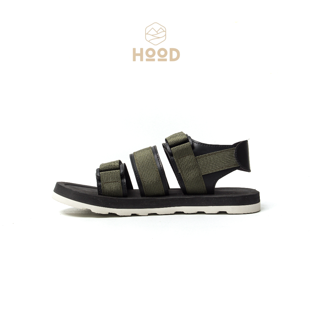 HOOD Footwear Sandal Gunung Dewasa Outdoor Pria Wanita Army Green