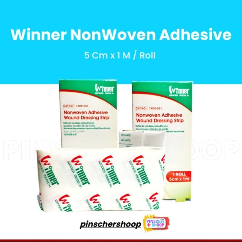 Winner Wound Adhesive 5cm X 1m Plester Penutup Luka