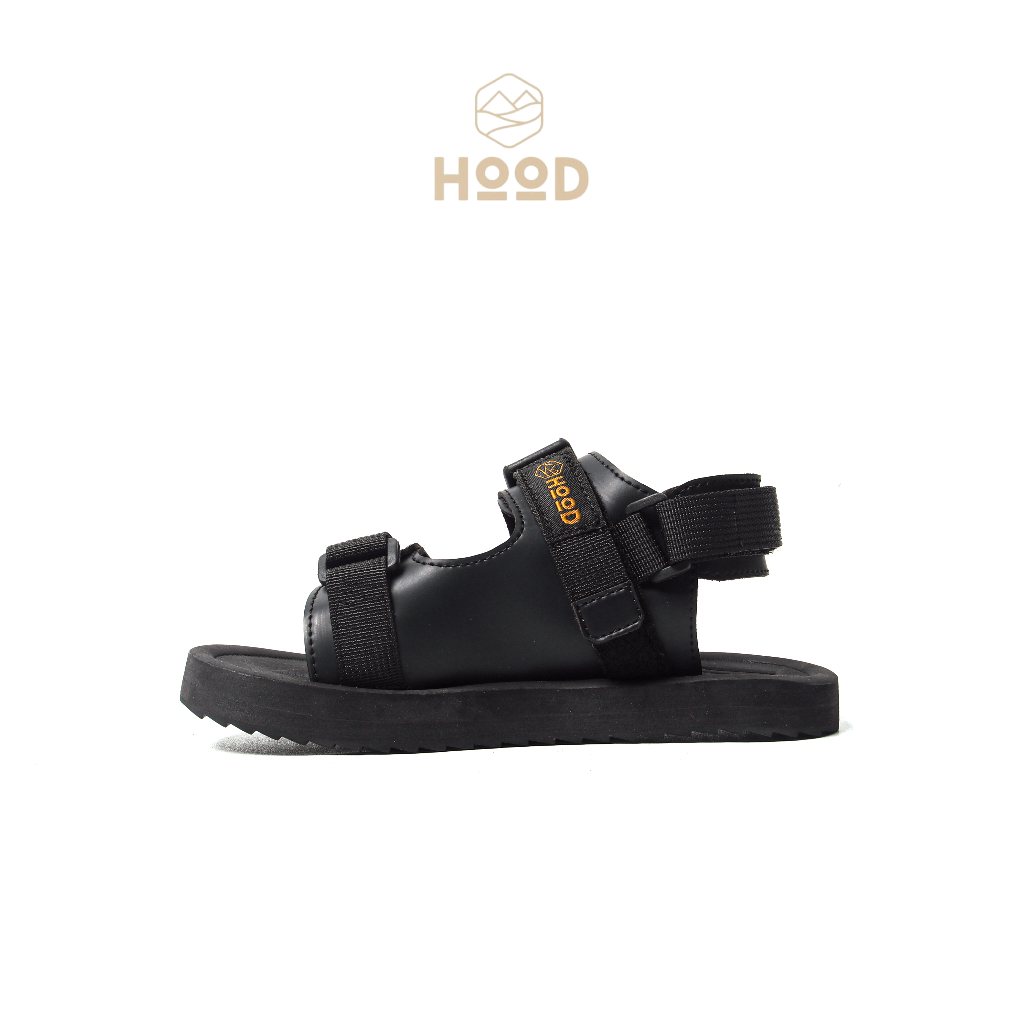 HOOD X HOODJAS Footwear - Sandal Gunung Traveling Anti Slip Anak Laki Laki Perempuan Unisex Hitam