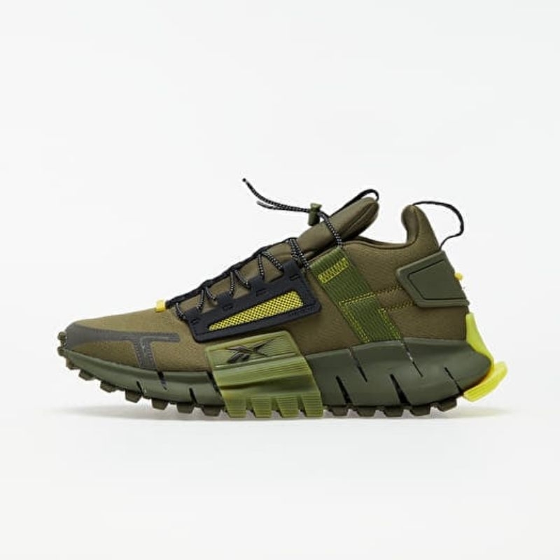 Sepatu Pria Reebok Zig Kinetica Edge Army Green