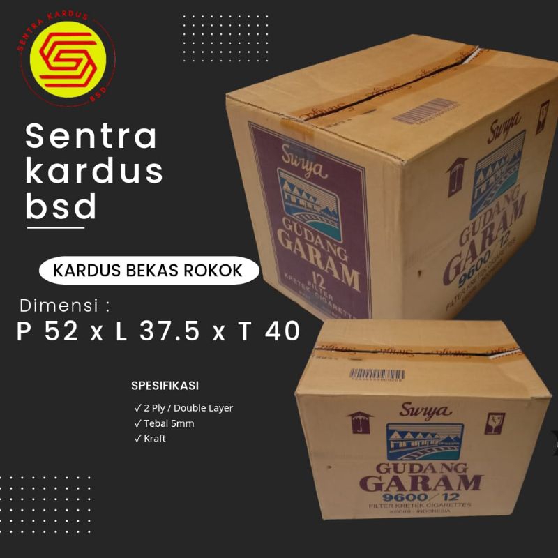 

Kardus Bekas Besar /Jumbo Untuk Packing / Pindahan P52 x L37.5 x T40