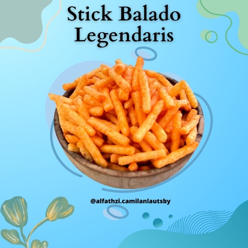 

(Camilan Laut Sby) Stick Balado Manis 250gr