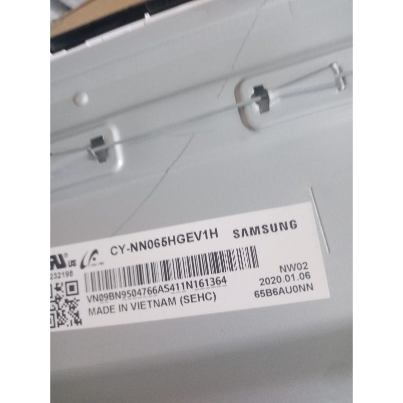 LAYAR PANEL TV SAMSUNG UA65NU7100 UA 65NU7100 UA65NU8000 UA 65NU8000