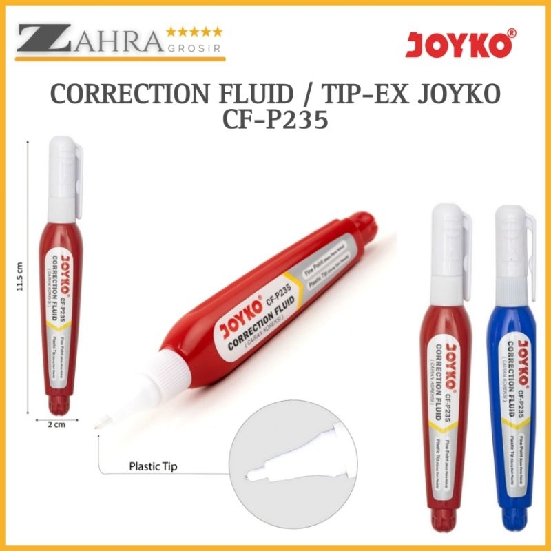 

Tipe X Correction Fluid Penghapus Cair Joyko CF-P235 Original