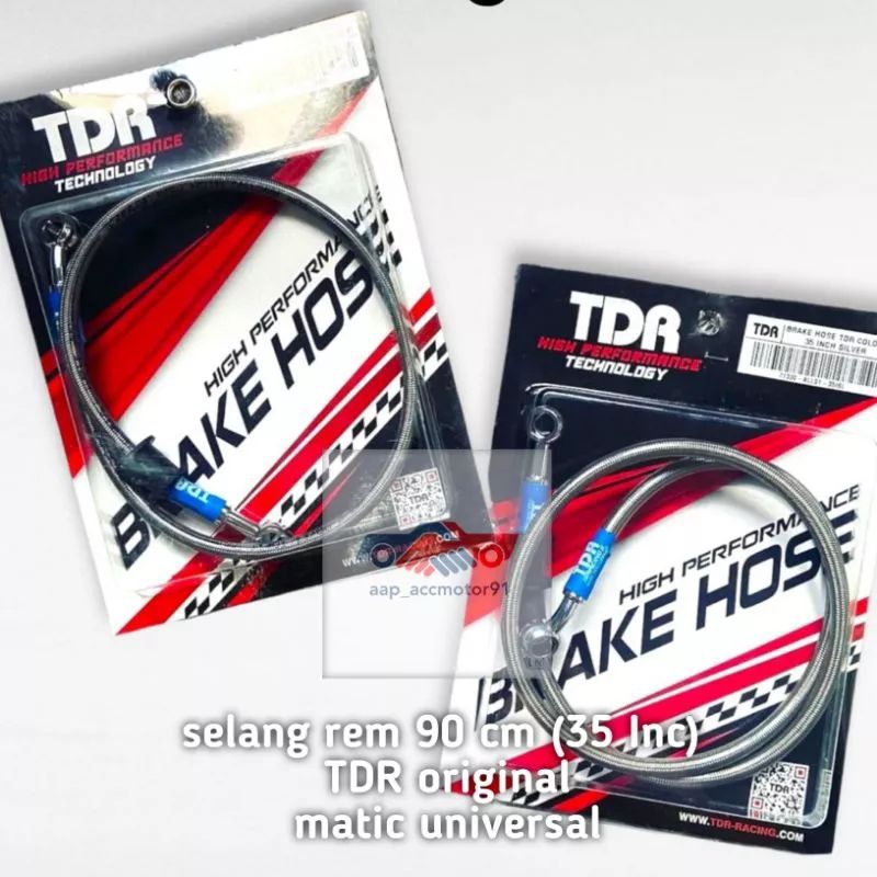 SELANG KABEL REM DEPAN VARIO TDR 35inc 90cm VARIO 160 150  BEAT SCOOPY NMAX AEROX ORIGINAL TDR